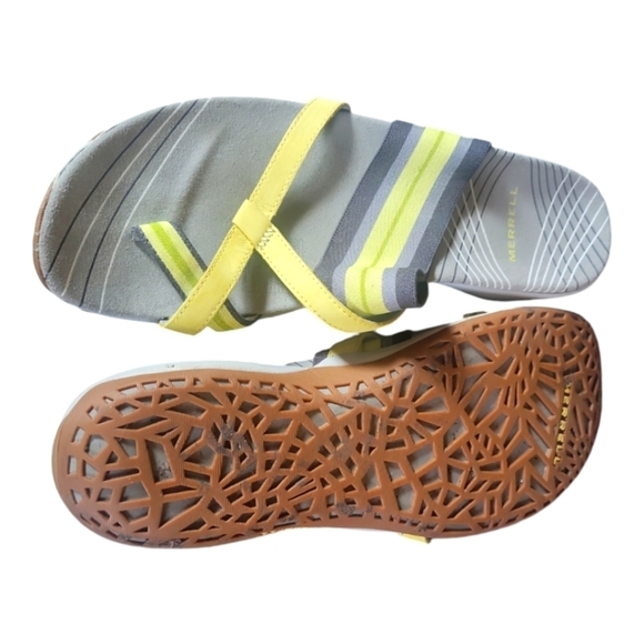 Merrell Zinnia Elastic Gore Criss-cross Straps Slip Resistant Comfort Sandals 9 - Picture 8 of 8